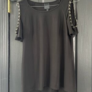 Coco Bianco Black Blouse Elegant Top